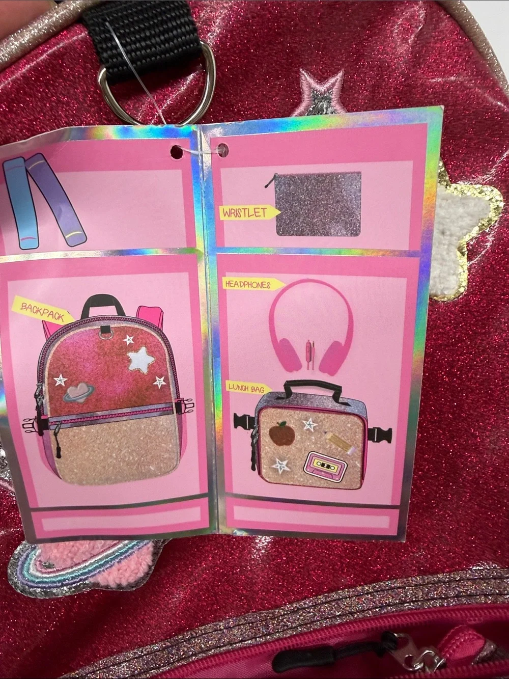Locker Club sparkling pink
